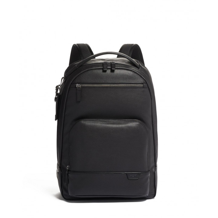Кожаный рюкзак TUMI Harrison Warren — Black Leather